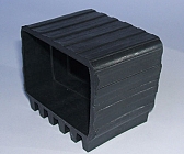 Ponteira 60x40 externa borracha horizontal